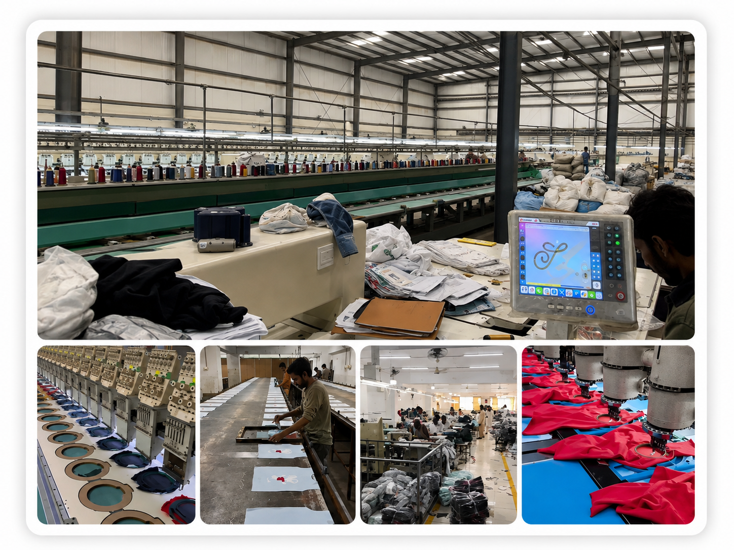 The Sigma Apparel overseas manufacturing facility